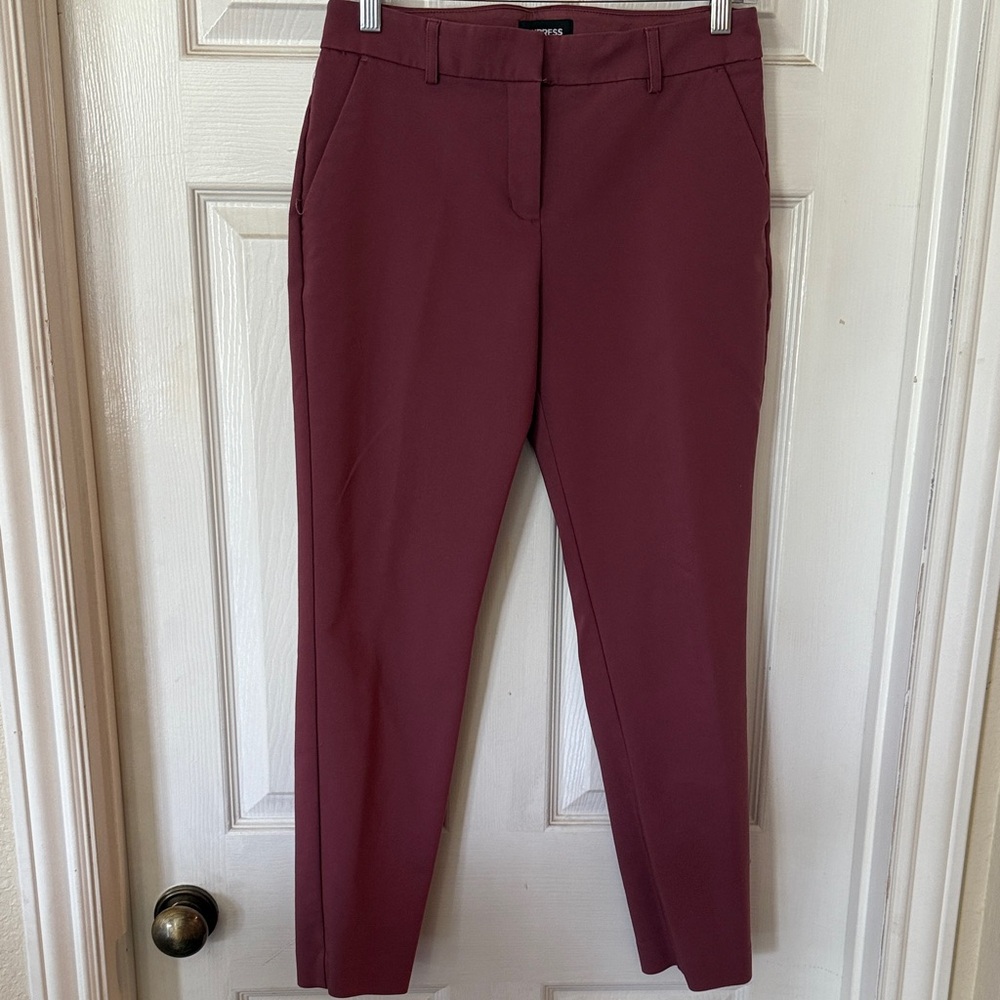Express Pinkish Purple Straight Leg Women's Pants